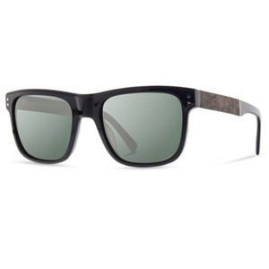 Shwood Women's Black Monroe Acetate Sunglasses